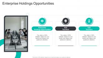 Enterprise Holdings Opportunities In Powerpoint And Google Slides Cpb