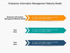 Enterprise information management maturity model ppt powerpoint outline cpb