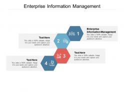 Enterprise information management ppt powerpoint presentation aids cpb