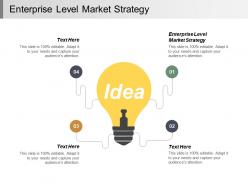 Enterprise level market strategy ppt powerpoint presentation infographic template visual aids cpb