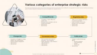 Enterprise Management Mitigation Plan Various Categories Of Enterprise Strategic Risks
