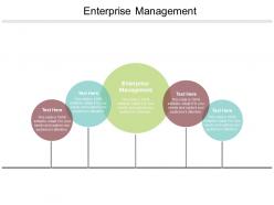 Enterprise management ppt powerpoint presentation gallery visuals cpb