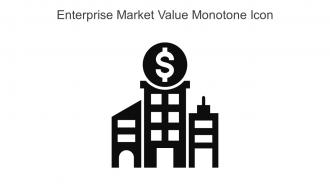 Enterprise Market Value Monotone Icon In Powerpoint Pptx Png And Editable Eps Format