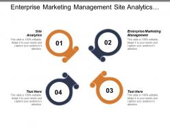 Enterprise marketing management site analytics search engine marketing b2b cpb
