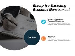 Enterprise marketing resource management ppt powerpoint presentation infographic template samples cpb