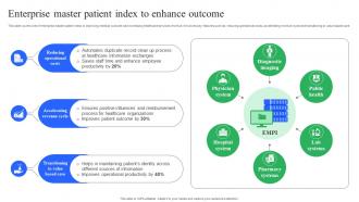 Enterprise Master Patient Index To Enhance Outcome Enhancing Medical Facilities