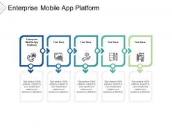 Enterprise mobile app platform ppt powerpoint presentation outline cpb