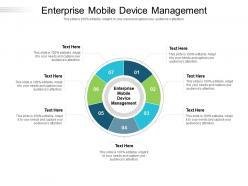 Enterprise mobile device management ppt powerpoint presentation summary cpb