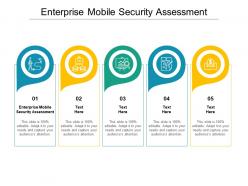 Enterprise mobile security assessment ppt powerpoint presentation icon example introduction cpb
