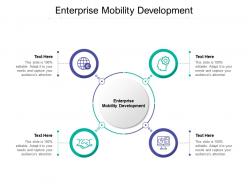 Enterprise mobility development ppt powerpoint presentation model deck cpb