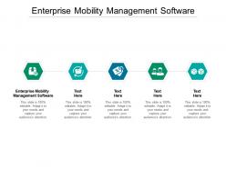 Enterprise mobility management software ppt powerpoint presentation portfolio graphics pictures cpb