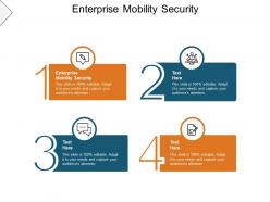 Enterprise mobility security ppt powerpoint presentation deck cpb