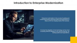 Enterprise Modernization Powerpoint Presentation And Google Slides ICP Attractive Image