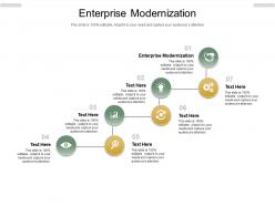 Enterprise modernization ppt powerpoint presentation portfolio layouts cpb