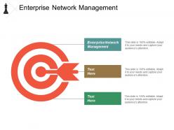 Enterprise network management ppt powerpoint presentation model styles cpb