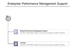 Enterprise performance management support ppt powerpoint presentation visual aids gallery cpb