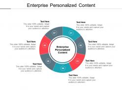 Enterprise personalized content ppt powerpoint presentation pictures grid cpb