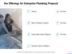 Enterprise Plumbing Proposal Powerpoint Presentation Slides