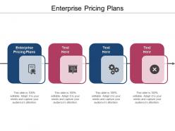 Enterprise pricing plans ppt powerpoint presentation guide cpb