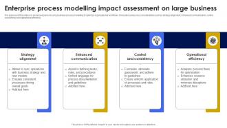 Enterprise Process Modelling Impact Assessment On Large Business