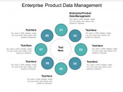 Enterprise product data management ppt powerpoint presentation file show cpb