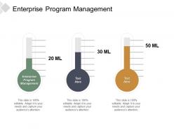 Enterprise program management ppt powerpoint presentation inspiration ideas cpb