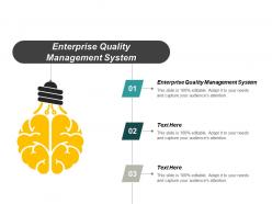 Enterprise quality management system ppt powerpoint presentation portfolio aids cpb