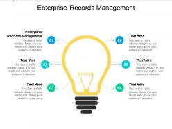 Enterprise records management ppt powerpoint presentation icon master slide cpb