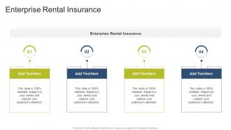 Enterprise Rental Insurance In Powerpoint And Google Slides Cpb