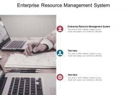 Enterprise resource management system ppt powerpoint presentation professional mockup cpb