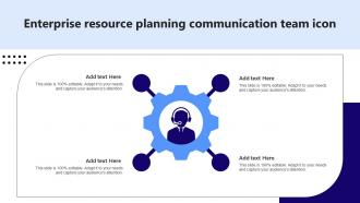 Enterprise Resource Planning Communication Team Icon
