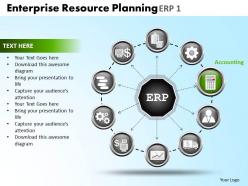 Enterprise resource planning erp 1 powerpoint slides and ppt templates db