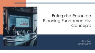 Enterprise Resource Planning Fundamentals Concepts PPT Slides AT