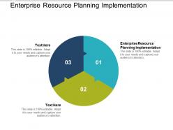 Enterprise resource planning implementation ppt powerpoint presentation designs cpb