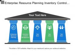 Enterprise resource planning inventory control management organization behavior