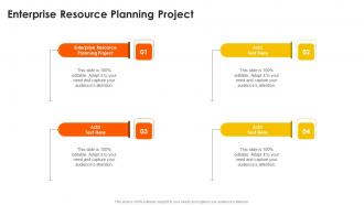 Enterprise Resource Planning Project In Powerpoint And Google Slides Cpb