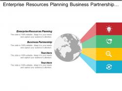 Enterprise resources planning business partnership security safety advertising media