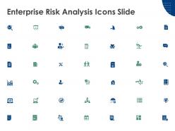 Enterprise risk analysis icons slide gears magnifying glass a1 ppt powerpoint presentation