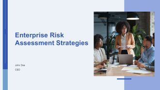 Enterprise Risk Assessment Strategies PPT Summary AT