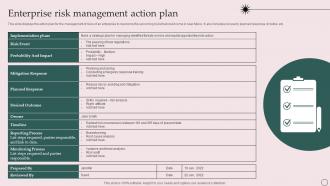 Enterprise Risk Management Action Plan