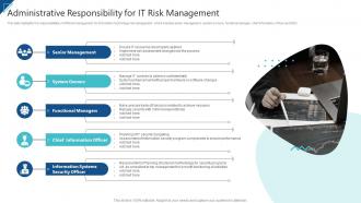 Enterprise Risk Management Administrative Responsibility For IT Risk Management