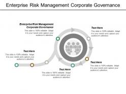 Enterprise risk management corporate governance ppt powerpoint presentation outline mockup cpb