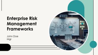 Enterprise Risk Management Frameworks PPT Template AT