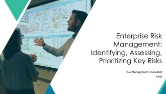 Enterprise Risk Management Identifying Assessing Prioritizing Key Risks PPT Summary AT