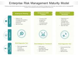 Enterprise risk management maturity model
