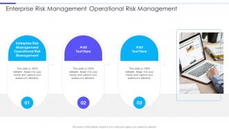 Enterprise Risk Management Operational Risk Management In Powerpoint And Google Slides Cpb