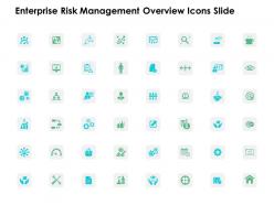Enterprise risk management overview icons slide plan h141 ppt powerpoint presentation professional images