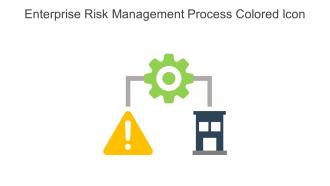 Enterprise Risk Management Process Colored Icon In Powerpoint Pptx Png And Editable Eps Format
