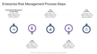 Enterprise Risk Management Process Steps In Powerpoint And Google Slides Cpb