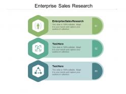 Enterprise sales research ppt powerpoint presentation layouts guide cpb